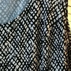 Kim Rogers Dresses - Kim Rogers Sleeveless Black and White Dress Sz XL Kim Rogers Dresses - Kim Rogers Sleeveless Black and White Dress Sz XL